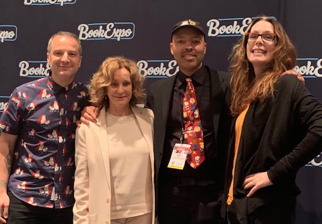 Euan Morton, Philippa Gregory, Jerry Craft, and Laurie Halse Anderson