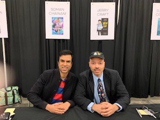 Soman Chainani and Jerry Craft